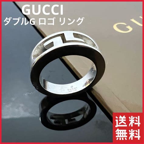 Yahooオークション 【正規品】gucci グッチ ダブルg ロゴ リング 指