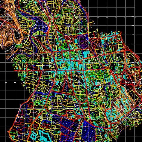 Plano Ciudad de San Pedro de Atacama en CAD BIM Catálogo