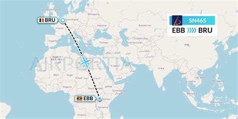 SN465 Flight Status Brussels Airlines: Entebbe to Brussels (BEL465)