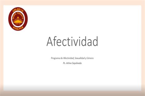 Taller Afectividad Sexualidad y Género