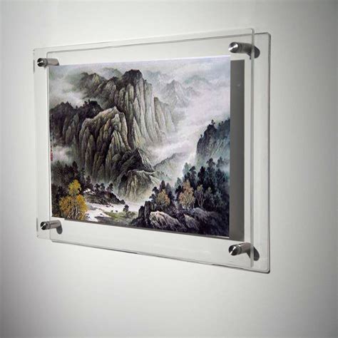 Wall Mount Acrylic Poster Display