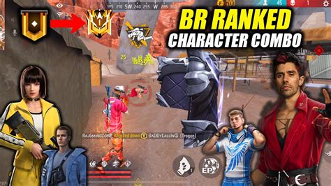 BR Ranked Skill Combination Free Fire Best Character Combination For