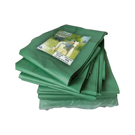 Saco Para Silagem Verde 50 Unidades De 51cm X 110cm Shopee Brasil