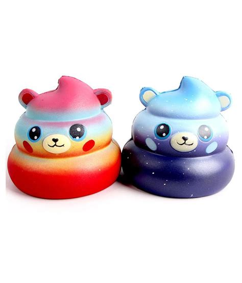 Kids Adults Squishy Slow Rising Soft Cute Poo Bear Squeeze Toys Stress