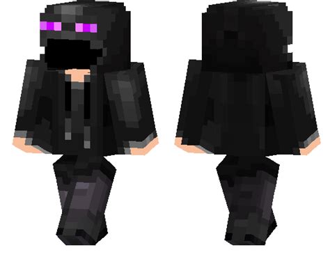 Enderman Outfit Skin Minecraft Minecraft Pe Skins