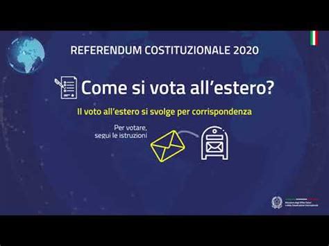 Referendum Costituzionale Il Voto Allestero Youtube