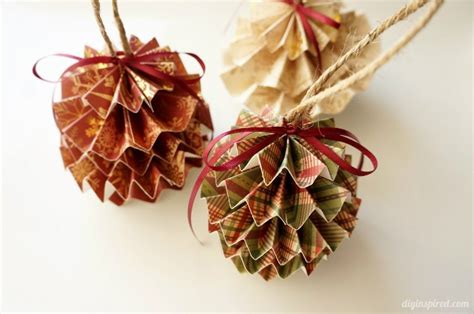 50 Diy Paper Christmas Ornaments To Create With The Kids Tonight