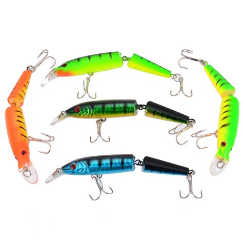5pcslot 105cm 96g Fishing Lures Multi Jointed Lifelike Bass Swimbait