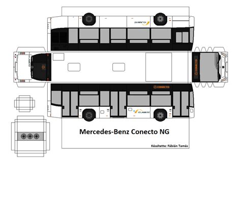 Fab Tam Papírmakettek Mercedes Benz Conecto NG