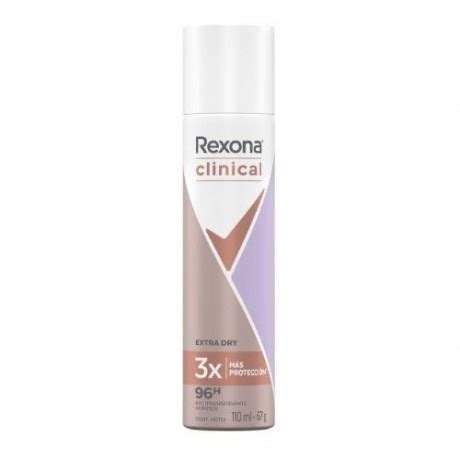 Desodorante Aerosol Rexona Clinical Extra Dry 110 Ml Farmacia El túnel