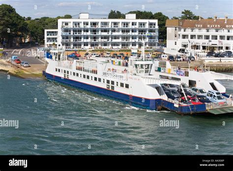 The Bramble Bush Bay Chain Ferry That Crosses The Entrance To Poole