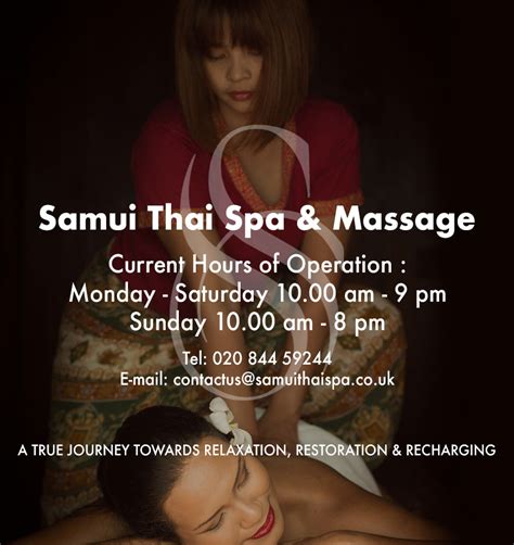 Samui Thai Spa A Professional Massage Therapy Service In North Finchley London