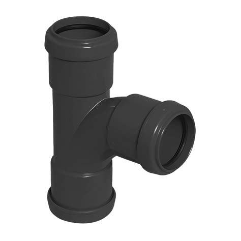 FloPlast Black Pushfit Waste Tank Connector 40mm On Demand Supplies