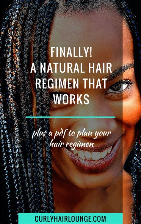 Finally A Natural Hair Regimen That Works Hair Regimen Natural