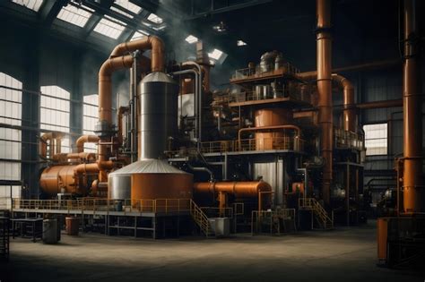 Premium AI Image | Industrial plant