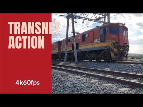 4K60fps Transnet Freight Rail Action Through Laingsburg 13