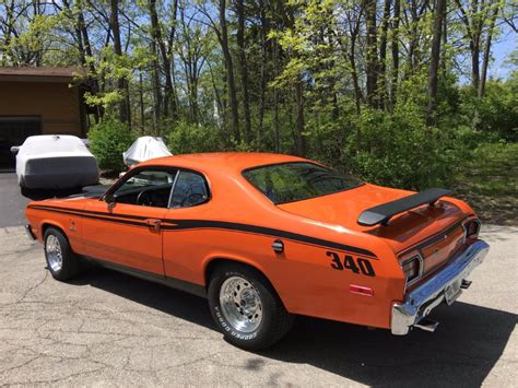 1974 Plymouth Duster Hemi Orange Duster 340ci Bored 30 Over Stock