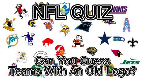 Nfl Quiz Can You Guess The Team By Their Very Old Logo Youtube