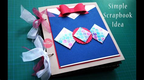 Simple Scrapbook Idea The Sucrafts Youtube