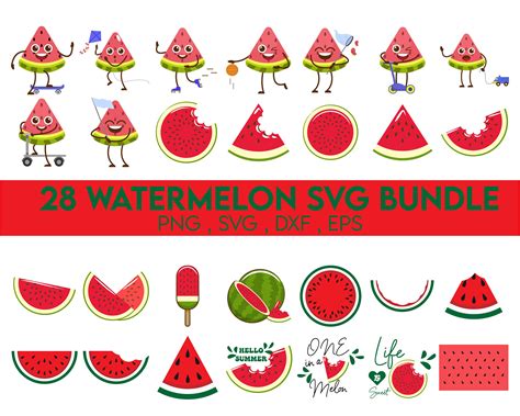 Watermelon Svg Bundle Watermelon Quotes Svg Retro Summer Svg Summer