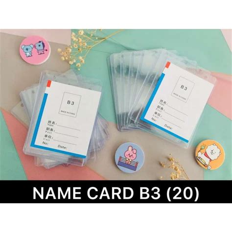 Promo Plastik Id Card B3 Name Tag Panitia Anggota Name Tag Ujian