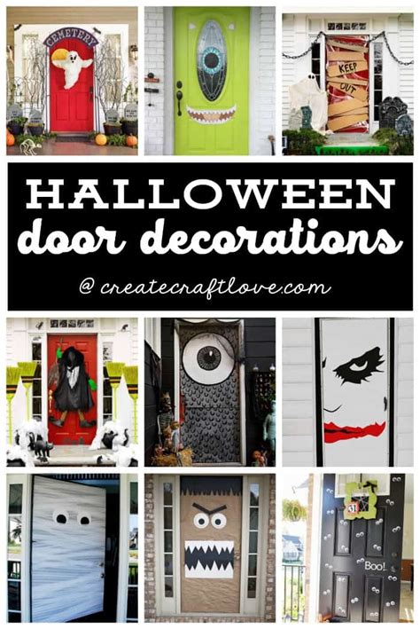 Halloween Door Decorations | Easy Halloween Decor Ideas