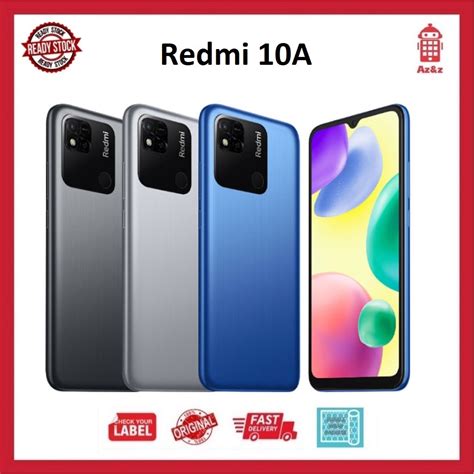 Redmi 10A 4G LTE 2GB 32GB 3GB 64GB 4GB 128GB Original Xiaomi Malaysia