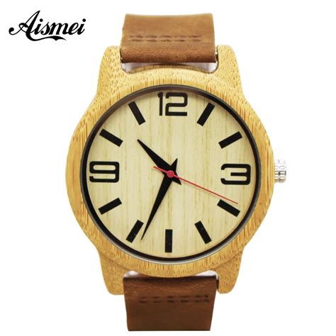 Reloj Anal Gico De Madera Para Hombre Y Mujer Nuevo Accesorio De