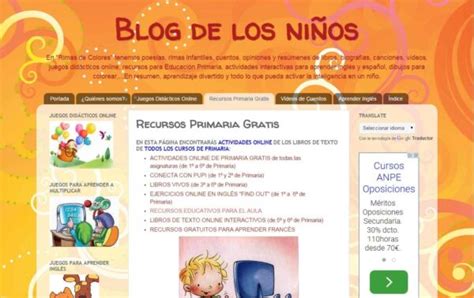 Los 25 Mejores Blogs Para Primaria CONADEIP