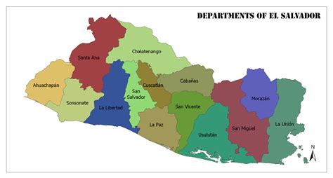 El Salvador Departments | Mappr
