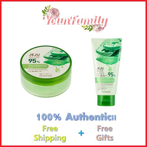 The Face Shop Jeju Aloe Fresh Soothing Gel Ml Lazada