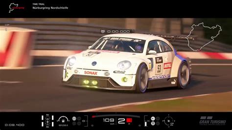 GT Sport Time Trial Nürburgring Nordschleife Volkswagen Beetle Gr 3