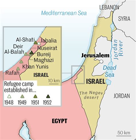 10 Maps To Understand Gazas Tumultuous History