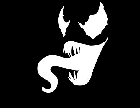 Free Printable Venom Pumpkin Carving Stencils