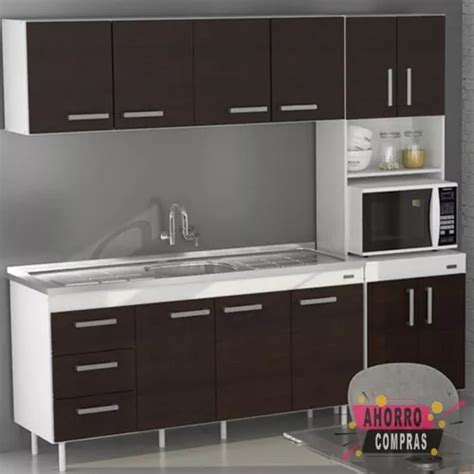 Combo Mueble Cocina Bajo Mesada Alacena Melamina En Venta En Por