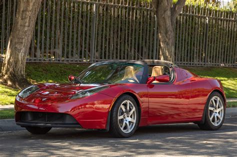 Mile Tesla Roadster For Sale On Bat Auctions Closed On