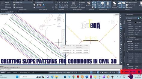 The Correct Way To Use Slope Patterns In Civil D Youtube