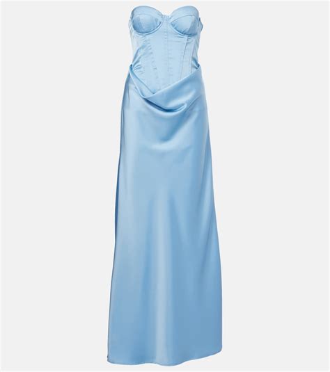 Bridal Corset Gown In Blue Rotate Mytheresa