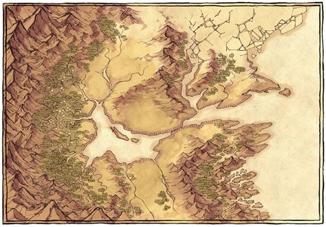 Lands Of Roulimar Fantasy World Map By 2 Minute Tabletop