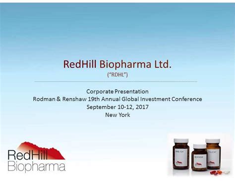 redhill rdhl presents  rodman renshaw  annual global