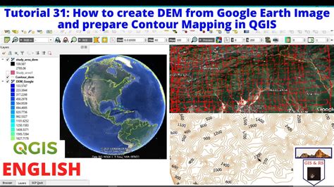 How To Create DEM From Google Earth Image And Prepare Contour Mapping