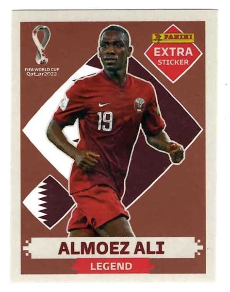 PANINI QATAR WORLD Cup Extra Adesivo 2022 Legend Almoez Ali Bronzo EUR