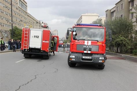 Пожар в многоэтажке в центре Баку – ФОТО | Новости Азербайджана | Media.az