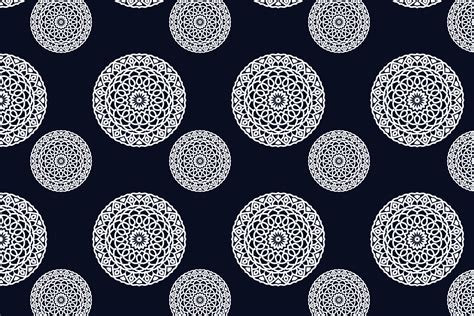 Patterns Round Background Graphic By Dewibegja Creative Fabrica