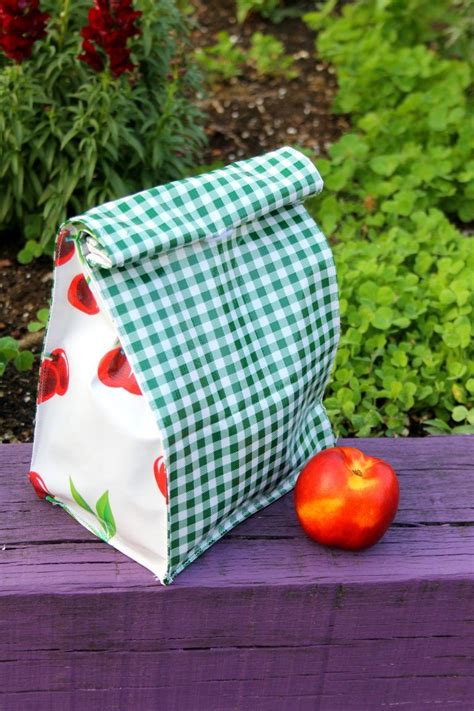 Oilcloth Lunch Bag Tutorial Oil Cloth Bags Tutorial Lunch Bag Tutorials