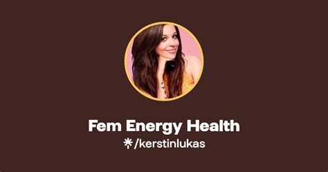 Fem Energy Health Linktree