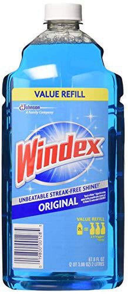 Windex Original Glass Cleaner Refill 67 6 Ounces 2 Liter Pack Of 2