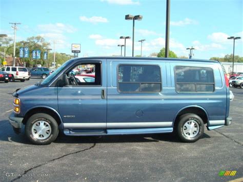 1999 Cadet Blue Metallic Chevrolet Express 1500 Passenger Van 9389964 Car