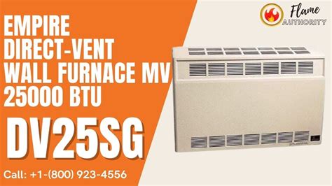 Empire Direct Vent Wall Furnace Mv Btu Dv Sg Youtube