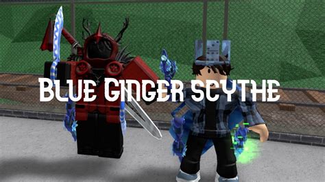 Mm2 Blue Ginger Scythe Showcase Youtube